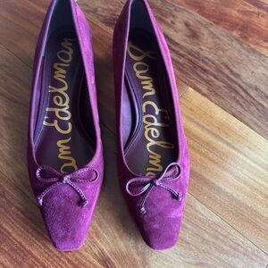 Sam Edelman Women's Berry Flats with Bow Detail